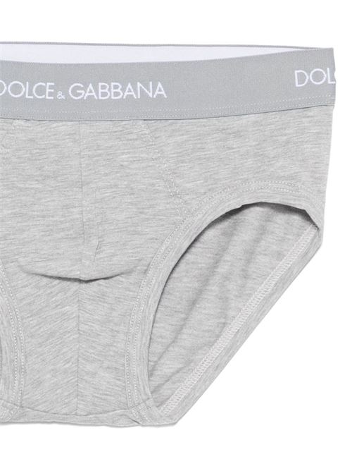 Slip intimo bambino Dolce e Gabbana bipack grigio Dolce & Gabbana Kids | L4J700ON00GS8290